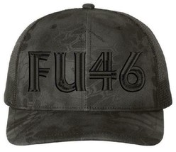 Political FU46 Embroidered Adjustable Kryptek Typhoon Adjustable Hat - £19.17 GBP