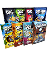 Dav Pilkey DOG MAN Set ◆ Lot of 8 Hard Cover Book Titles 1-8 - £39.87 GBP