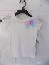 Sophia Grace and Rosie Flower Petal Sleeve Shirt Size S (6/6X) Girl&#39;s NEW - £11.48 GBP