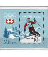 Hungary. 1964. Winter Olympic Games - Innsbruck 1964, Austria (MNH OG) S/S - £3.08 GBP