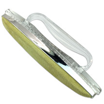 5&quot; Professional Clear Chamois Nail Buffer With Handle And Removable Cover - $14.99