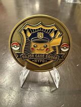 NYPD Police Challenge Coin POKEMON Pikachu Charizard Major Case Squad - $34.65