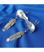 CARLTON JAMON Zuni Award Winning Dangle Drop Pendant Earrings Stunning D... - $233.20 CAD