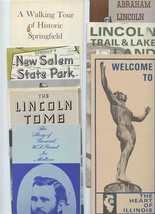 7 Abraham Lincoln U S Grant and Illinois Brochures 1950&#39;s - 1960s  - £22.15 GBP
