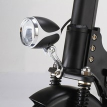 Bicycle Electric Scooter Headlight with Horn 36V/48V Bright LED  Chrome Bikes He - £79.35 GBP