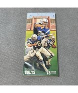 Vintage NFL 1978 Baltimore Colts Media Guide Football Press Book Radio T... - $188.64 MXN