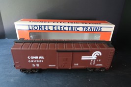 Vtg LIONEL #17201 CONRAIL Standard &quot;O&quot; Box Car Cast Trucks &#39;87 Brown Ori... - $40.00