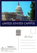 Washington D.C. United States Capitol Building Dome American Flag VTG Postcard - £7.35 GBP