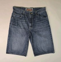 Levis 569 Vintage Shorts Men&#39;s Size 34 Inseam-12 Classic Blue Denim Baggy - $44.43