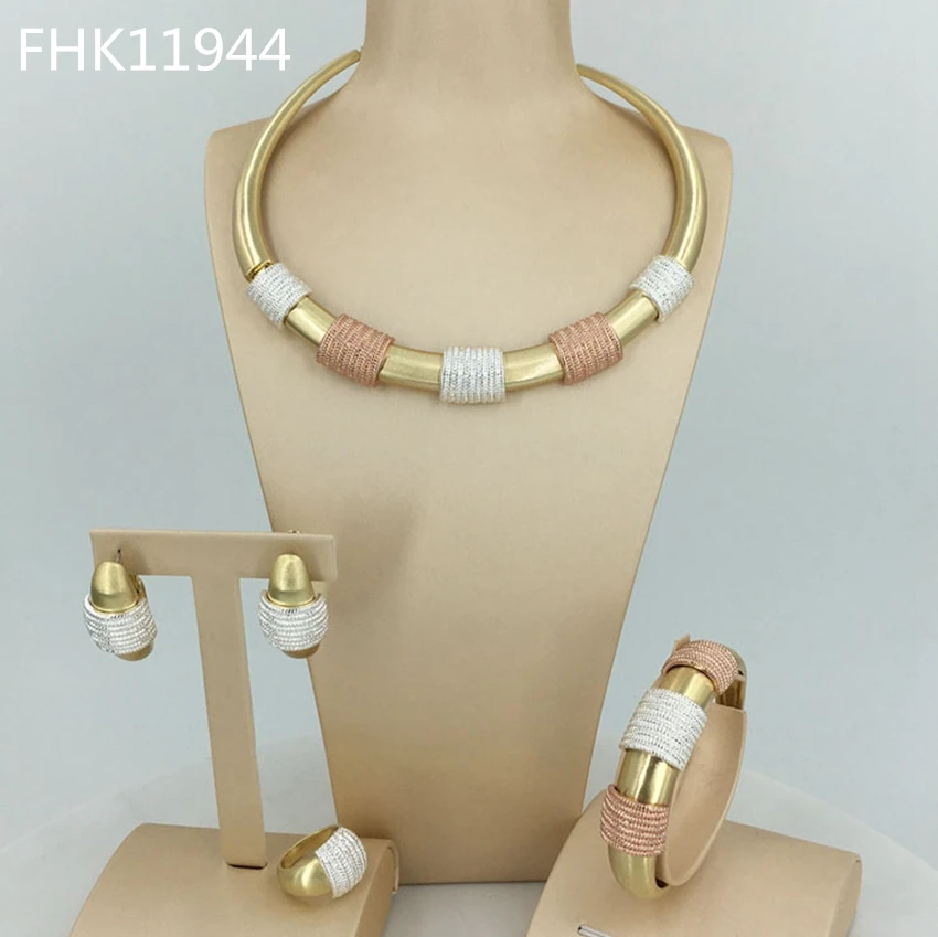 New Jewelry Unique Jewelry Dubai Costume Jewelry Sets for Women  FHK10964 - $115.34