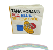 TANA HOBAN'S RED BLUE YELLOW SHOE SOFT VINYL VINTAGE 1984 CHIILDREN'S BOOK - $14.25