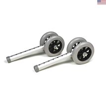 Lumex 5" Fixed Bariatric Walker Wheels - Replacement Rollator Accessorie... - $48.64