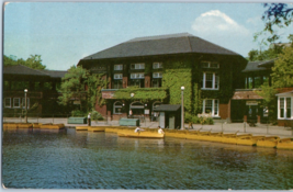 Lincoln Park Refectory and Boat Landing Chicago Illinois Postcard - £5.48 GBP