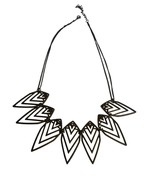 Paparazzi Necklace Endangered Species Costume Bib Necklace  Art deco ins... - $183.49 MXN