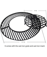 Cast Iron Round Grill Grate for Weber 22.5&quot; inch One/Master Touch Bar-B-... - $1,894.26 MXN