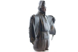 c1880 Meiji Period Noh Actor Japanese Bronze Okimono - $380.16