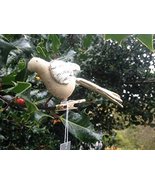 Gisela Graham Music/Hessian Bird on a clip Christmas Decoration Ornament... - £9.43 GBP