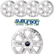 Fits 2015-2020 Ford F150 Xlt # IMP-387X 17&quot; Bright Chrome Wheel Skins New SET/4 - £75.14 GBP