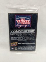 2008 Upper Deck The Yankee Stadium Legacy Booster Pack - £7.81 GBP