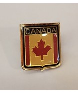 Canada Canadian Red Maple Leaf Flag Crest Lapel Hat Vest Lapel Pin Tie Tack - €14,44 EUR
