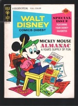 Walt Disney Comic Digest #57 1975-final issue-Mickey Mouse Almanac-Carl Barks... - $112.76