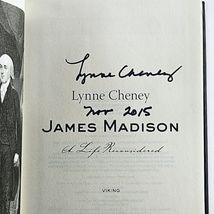 James Madison A Life Reconsidered by Lynne Cheney SIGNED Hardcover With Jacket image 2