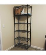 6-Tier Adjustable Metal Storage Shelf Shelving Unit Black, 12x22x69.5&quot;, ... - $2,215.40 MXN