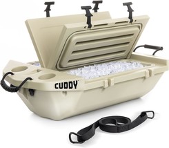 Cuddy Floating Cooler And Dry Storage Vessel – 40Qt – Amphibious Hard Shell - $324.99