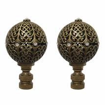 Royal Designs, Inc. Traditional Filigree Globe Crystal Embelishment Finial for L - £20.37 GBP+