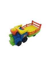 Fisher Price Little People ZOO SAFARI TRAIN TRUCK Sounds Works Blue Gree... - £11.40 GBP