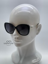 New Chanel CH5339 c.541 Pearl Square Sunglasses Black &amp; Silver!! - $209.00