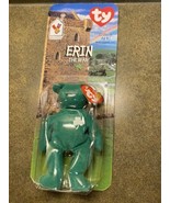Ty Beanie Baby Erin The Bear 1997 Retired PVC Pellets 4th Gen Sealed New - $9.75