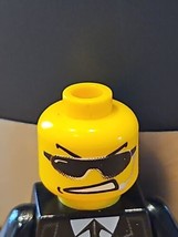 LEGO Mars Mission Minifigure Head Yellow Sunglasses Microphone - £2.23 GBP