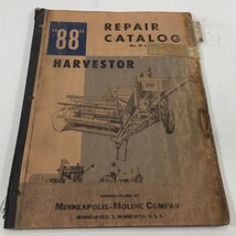 Genuine Minneapolis Moline 88 Harvestor Repair Catalog R-1126A Dealer  - $79.99