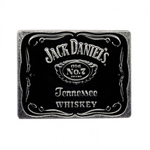 Jack Daniels Classic Black Belt Buckle Black - $34.98