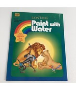 Disney The Lion King Paint With Water Coloring Magic Book Golden Vintage... - $20.10 CAD
