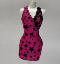 2012 Mattel Barbie Fashionistas Fashion Hot Pink Dress with Stars # X7843 - £6.88 GBP