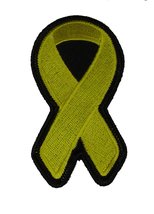 Yellow Ribbon for Sarcoma Bone Bladder Cancer and Support Our Troops Awareness P - £4.41 GBP