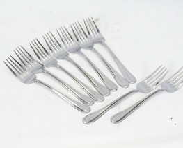 Pfaltzgraff Allure Salad Forks Stainless 6.75&quot; Lot of 9 - $29.39