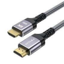8K 60Hz HDMI to HDMI 2.1 Cable 10FT 48 Gbps 4K 120Hz Ultra High Speed HDMI Cord  - £24.96 GBP