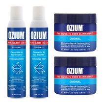 Ozium 8oz Spray and 4.5oz Gel Combo Kit - Original Scent, Powerful Odor ... - $771.39 MXN