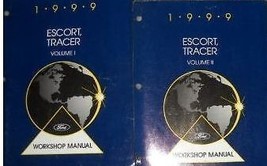 1999 FORD ESCORT MERCURY TRACER Service Shop Workshop Repair Manual Set OEM - $29.95