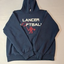 Gildan Ultra Blend LANCER SOFTBALL Men's Blue Hoodie Pullover Sweatshirt Size M image 10