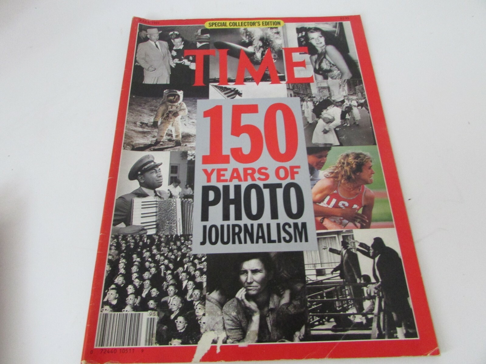 TIME MAGAZINE COLLECTOR&#39;S EDITION FALL 1989 150 YEARS OF PHOTO JOURNALISM  - $2.92