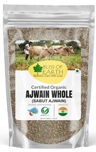 Organic &amp; Natural Ajwain Carom Seeds Spices &amp; Masala For Better Hair Skin 200g - £13.28 GBP