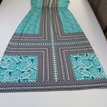 London Style Collection #153031 Women's 16 Green & Black Floral Sleeveless Dress image 12