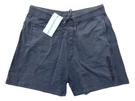Calvin Klein Jeans Mens XL Black Wash Garment Dyed 4&quot; Pull-On CK Logo Sh... - £18.67 GBP