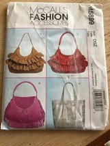 McCalls Pattern # M5899 - Four Styles Hobo Bags / Handbag / Purse - NEW - $17.19