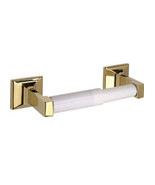 Polished Brass Double Post Toilet Paper Holder Harney Manufacturing - $106.15 MXN