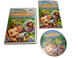 Super Monkey Ball Banana Blitz Nintendo Wii Complete in Box - £4.29 GBP